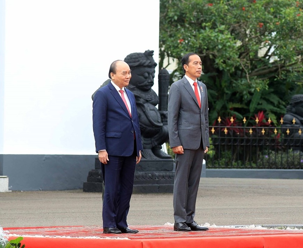 Lễ đón Chủ tịch nước Nguyễn Xuân Phúc thăm cấp Nhà nước tới Indonesia - 5 Lễ đón Chủ tịch nước Nguyễn Xuân Phúc thăm cấp Nhà nước tới Indonesia - 5