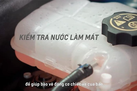 Kiểm tra nước làm mát - Việc quan trọng trước mỗi chuyến đi