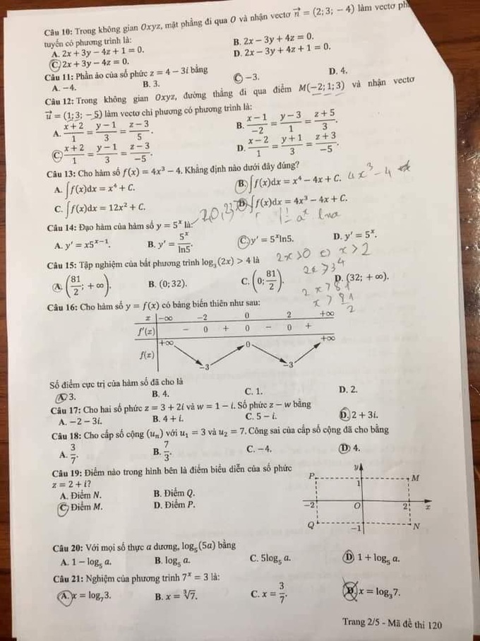 Đề Toán kỳ thi tốt nghiệp THPT 2021, đợt 2: Đỉnh của phổ điểm sẽ ở mức 7 điểm - Ảnh 4.