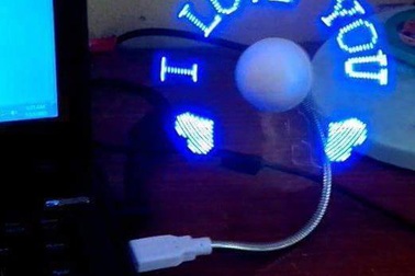 Chàng SV sáng chế quạt tình yêu tặng người thương