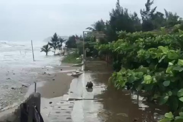 Hình ảnh mưa bão ở Thanh Hóa