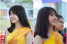 Thiếu nữ Bến Tre gây sốt mạng trong trang phục Campuchia
