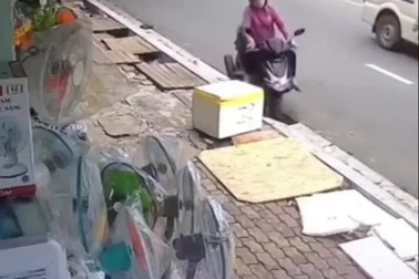 Người phụ nữ gặp nạn vì cống mất nắp