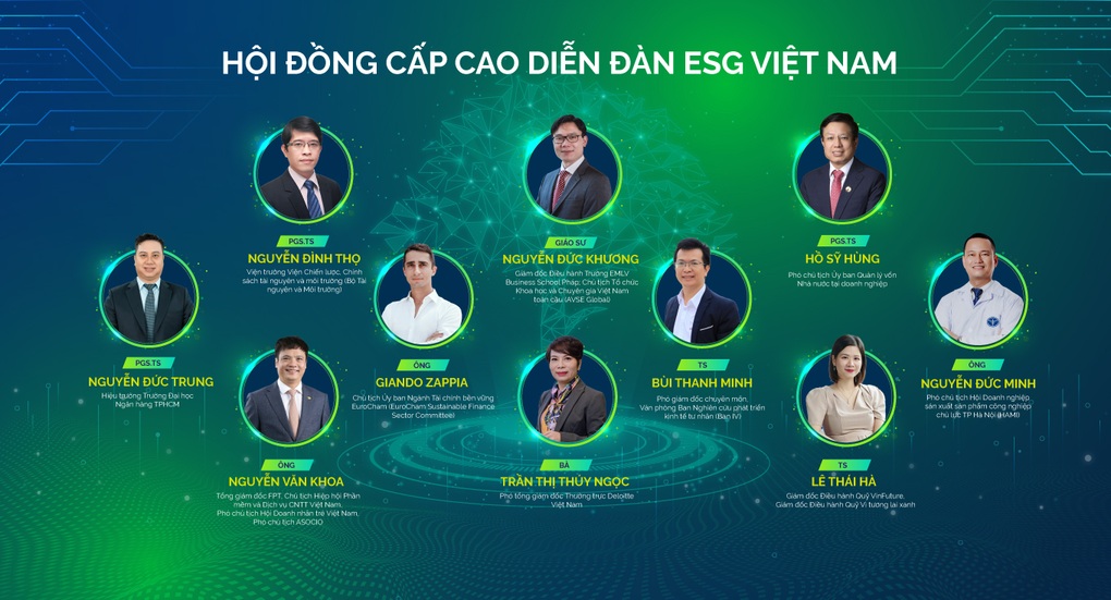 Hội đồng cấp cao Diễn đàn ESG Việt Nam họp chiều nay, bàn nhiều nội dung - 1 Hội đồng cấp cao Diễn đàn ESG Việt Nam họp chiều nay, bàn nhiều nội dung - 1