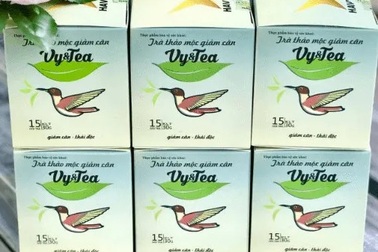 Phát hiện trà thảo mộc Vy&Tea có chất cấm, buộc thu hồi
