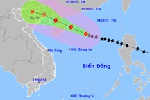 Bão Matmo có thể mạnh cấp 13, gây mưa lớn ở miền Bắc