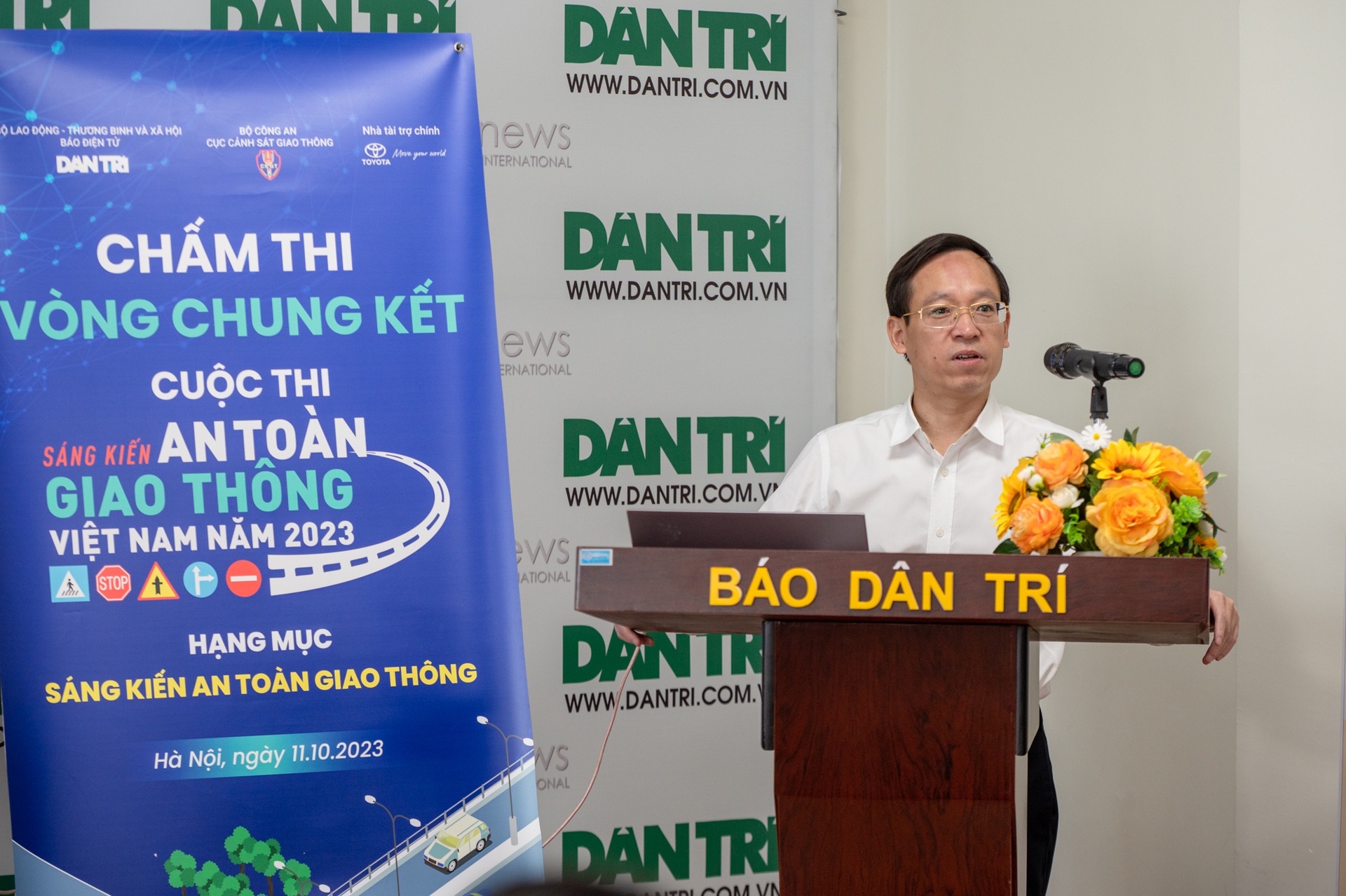 Toàn cảnh buổi chấm thi Vòng chung kết Sáng kiến An toàn giao thông 2023 - 2