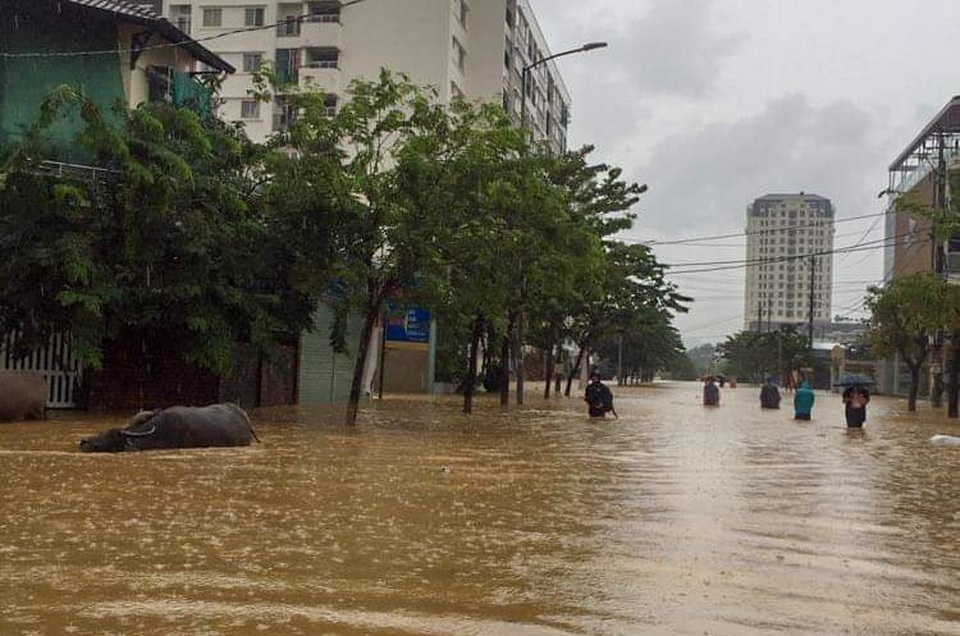 Nước lũ bắt đầu bủa vây những điểm cao nhất TP Huế - 19 Nước lũ bắt đầu bủa vây những điểm cao nhất TP Huế - 19
