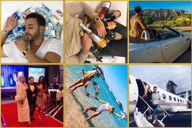 Lên mạng khoe của