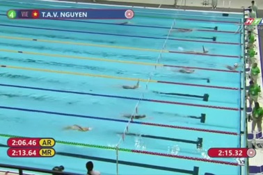 Ánh Viên giành HCV 200m bơi ngửa nữ