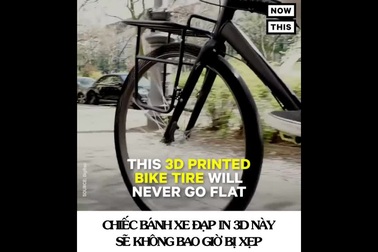 Bí mật công nghệ bên trong chiếc bánh xe không bao giờ… xẹp lốp
