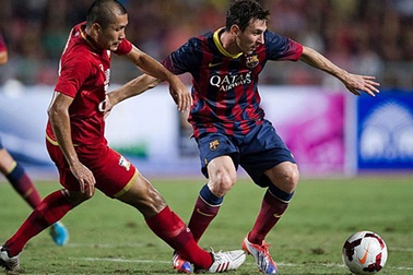 Barcelona “hủy diệt” đội tuyển ngôi sao Thái Lan 7-1