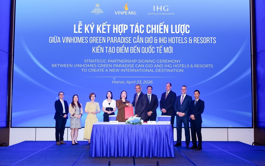 Vinhomes Green Paradise Cần Giờ và IHG Hotels  Resorts ký kết hợp tác - 1
