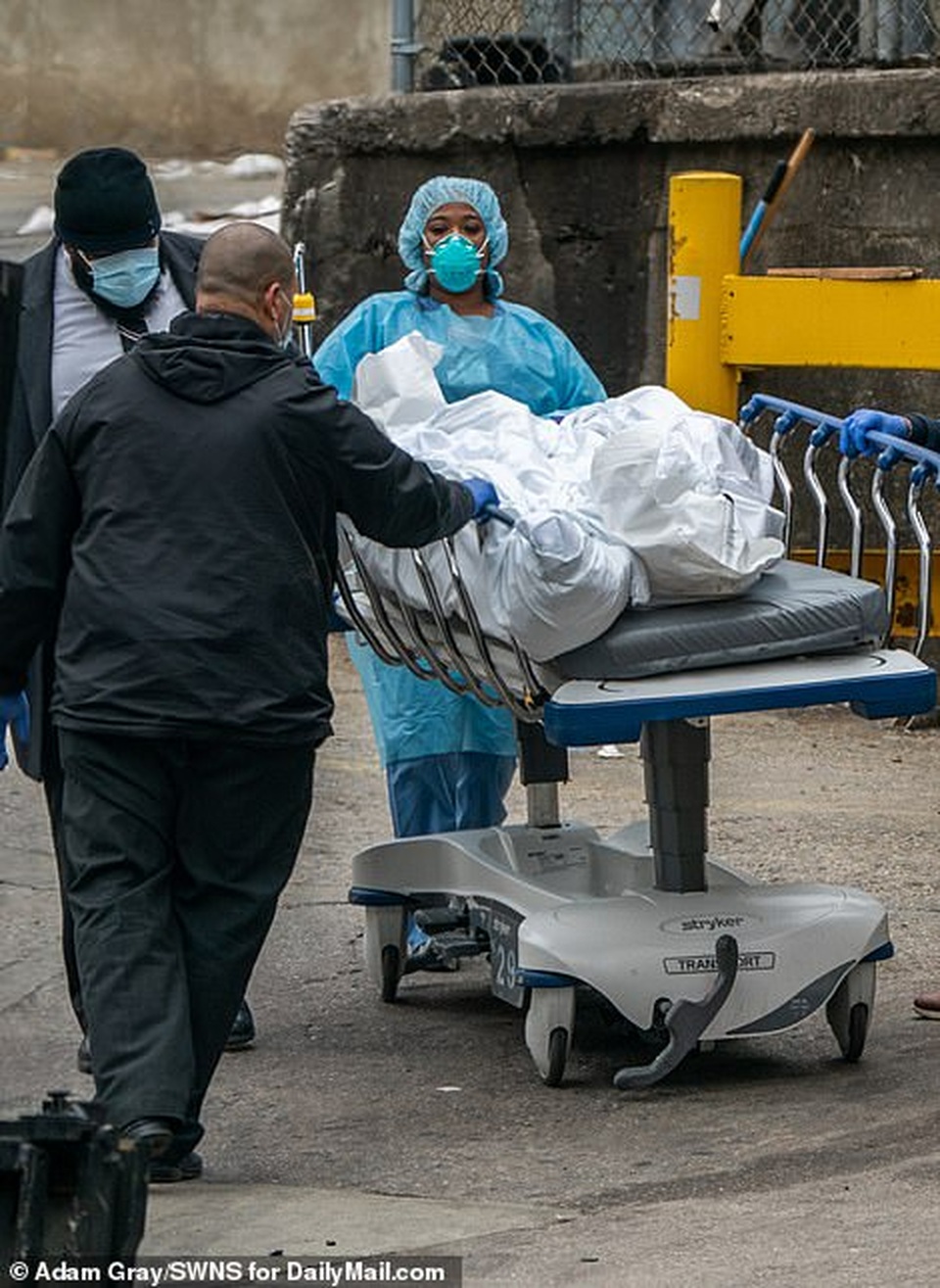 New York dùng bìa cứng che thi thể đưa lên xe đông lạnh - 10 New York dùng bìa cứng che thi thể đưa lên xe đông lạnh - 10