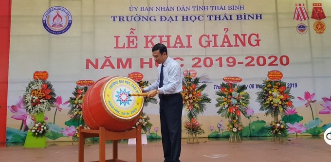 Trường Đại học Thái Bình chào đón 1.000 tân sinh viên - Ảnh 1. Trường Đại học Thái Bình chào đón 1.000 tân sinh viên - Ảnh 1.