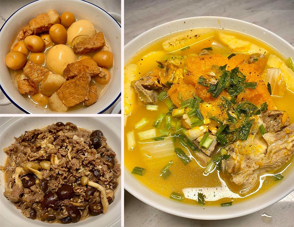 Trấn Thành, Trường Giang trở thành đầu bếp của vợ trong mùa dịch - 8 Trấn Thành, Trường Giang trở thành đầu bếp của vợ trong mùa dịch - 8