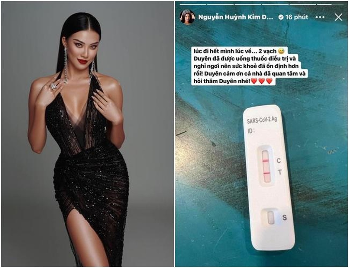 Á hậu Kim Duyên mắc Covid-19 - 1 Á hậu Kim Duyên mắc Covid-19 - 1