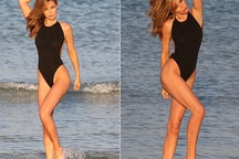 Mê mẩn ngắm đường cong gợi cảm của siêu mẫu Anh