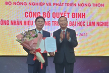 Trường Đại học Lâm nghiệp có tân hiệu trưởng sinh năm 1970