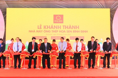 Khánh thành Nhà máy ống thép Hoa Sen đầu tiên tại Bình Định