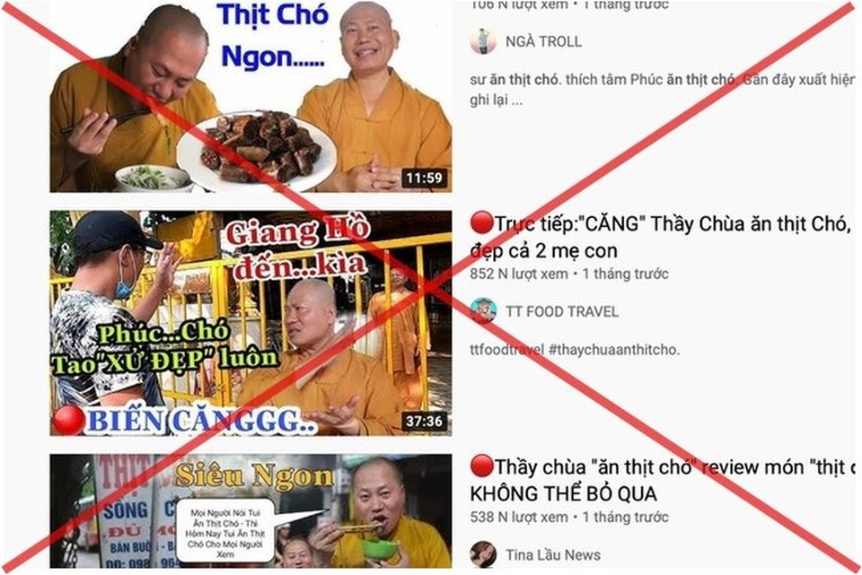 Sự thật bất ngờ về nhân vật thầy chùa ăn thịt chó xuất hiện trên Youtube - 1 Sự thật bất ngờ về nhân vật thầy chùa ăn thịt chó xuất hiện trên Youtube - 1