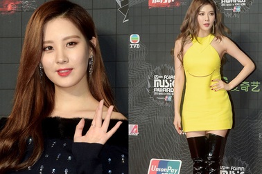 Mỹ nhân Hàn "đổ bộ" thảm đỏ lễ trao giải MAMA 2015