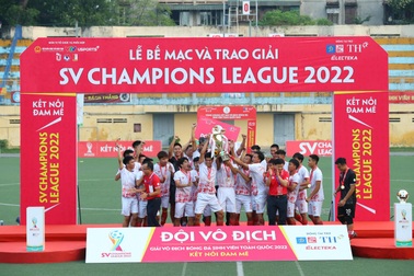 Đội vô địch giải sinh viên toàn quốc nhận thưởng 150 triệu đồng