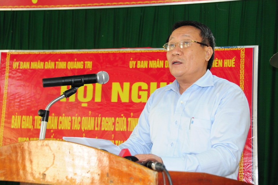 Thừa Thiên Huế bàn giao một phần địa giới cho Quảng Trị - 4 Thừa Thiên Huế bàn giao một phần địa giới cho Quảng Trị - 4