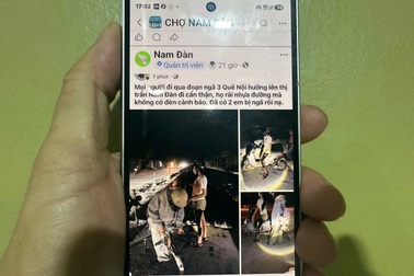 Làm rõ thông tin đường thi công thiếu cảnh báo khiến 2 người ngã xe