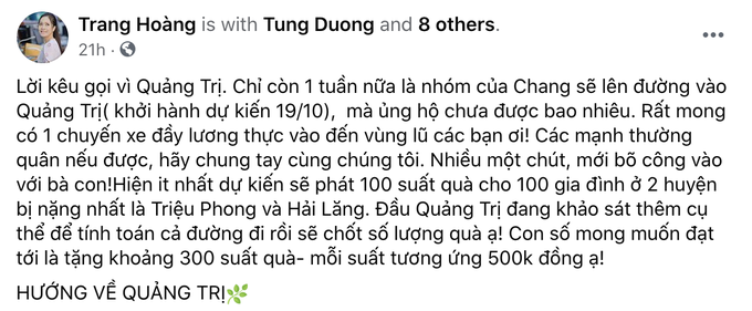 Không chỉ có nghệ sĩ, giới trẻ cả nước chung tay giúp đỡ miền Trung mùa lũ: Vì cho đi sẽ hạnh phúc hơn - Ảnh 7.