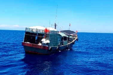 Xua đuổi tàu nước ngoài xâm phạm vùng biển Việt Nam