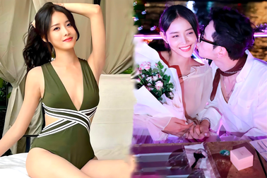 "Á hậu chân dài 1,20m" sắp sinh em bé thứ 2, được chồng đẹp trai cưng chiều