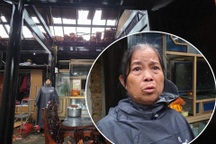 Đêm không ngủ của người dân vùng tâm bão Kajiki quần thảo