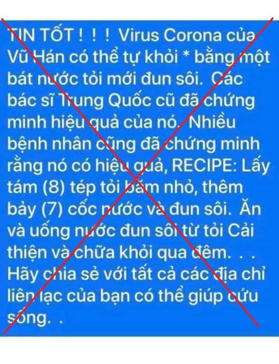 Tung tin chữa khỏi Covid-19 bằng tỏi, một phụ nữ bị phạt 12,5 triệu đồng - 2 Tung tin chữa khỏi Covid-19 bằng tỏi, một phụ nữ bị phạt 12,5 triệu đồng - 2