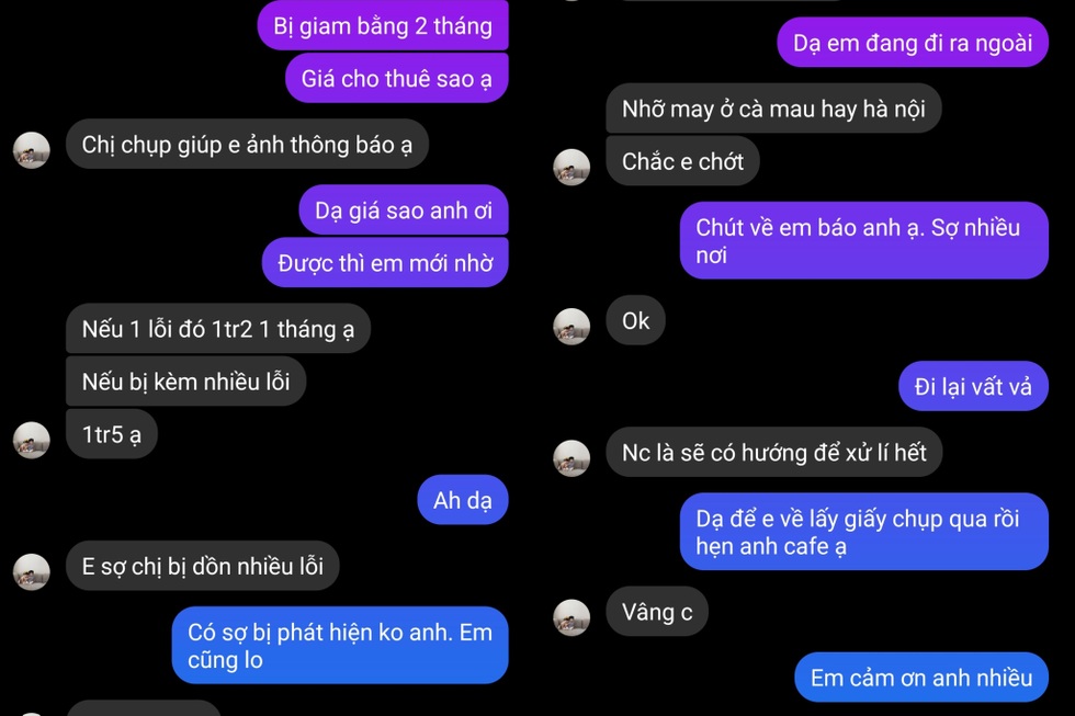 Tràn lan dịch vụ cho thuê bằng lái trên mạng xã hội để đối phó phạt nguội - 3 Tràn lan dịch vụ cho thuê bằng lái trên mạng xã hội để đối phó phạt nguội - 3