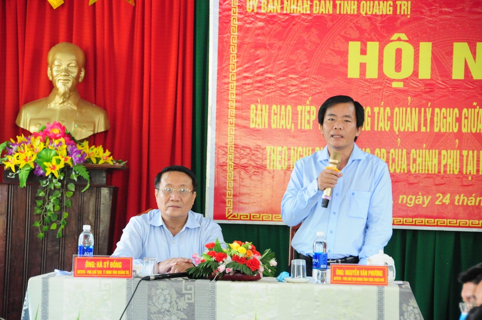 Thừa Thiên Huế bàn giao một phần địa giới cho Quảng Trị - 3 Thừa Thiên Huế bàn giao một phần địa giới cho Quảng Trị - 3