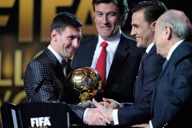 Những nét chính trong đêm Gala Quả bóng Vàng 2012