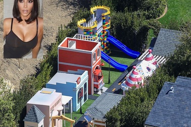 Kim Kardashian xây khu vui chơi "khủng" trong biệt thự 60 triệu USD