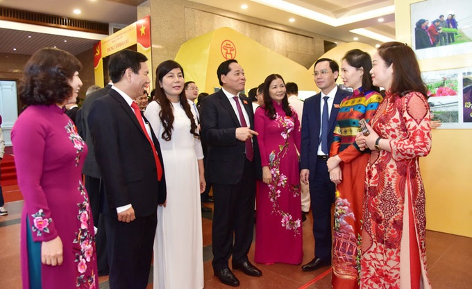 Chùm ảnh: Đại hội đại biểu Đảng bộ TP Hà Nội lần thứ XVII, nhiệm kỳ 2020 - 2025 - Ảnh 17.