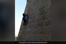 Xem “người khỉ” leo tường đá thoăn thoắt như trên phim