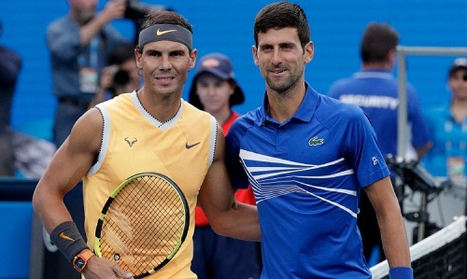 Djokovic đánh bại Nadal một cách dễ dàng tại chung kết Australia Mở rộng 2019. Ảnh: Reuters.