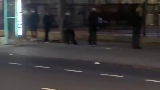 Tại một điểm bầu cử ở Manhattan, New York, Mỹ