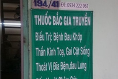 TP HCM: Phát hiện 1 phòng khám gia truyền hoạt động chui