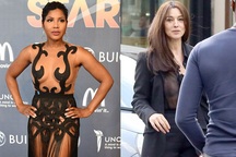 Toni Braxton và Monica Bellucci táo bạo với đồ xuyên thấu 
