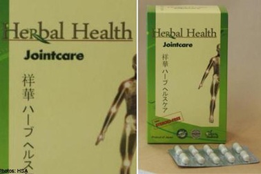 Phát hiện hoạt chất độc trong thảo dược Herbal Health Jointcare