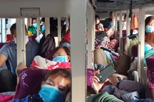 Quảng Trị:  Xe khách 46 chỗ, "nhồi" đến 63 người