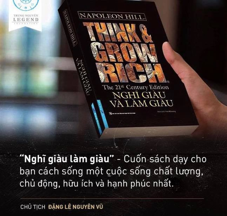 Đơn vị nào ký hợp đồng độc quyền xuất bản “Nghĩ giàu làm giàu” đầu tiên ở Việt Nam? - 1 Đơn vị nào ký hợp đồng độc quyền xuất bản “Nghĩ giàu làm giàu” đầu tiên ở Việt Nam? - 1