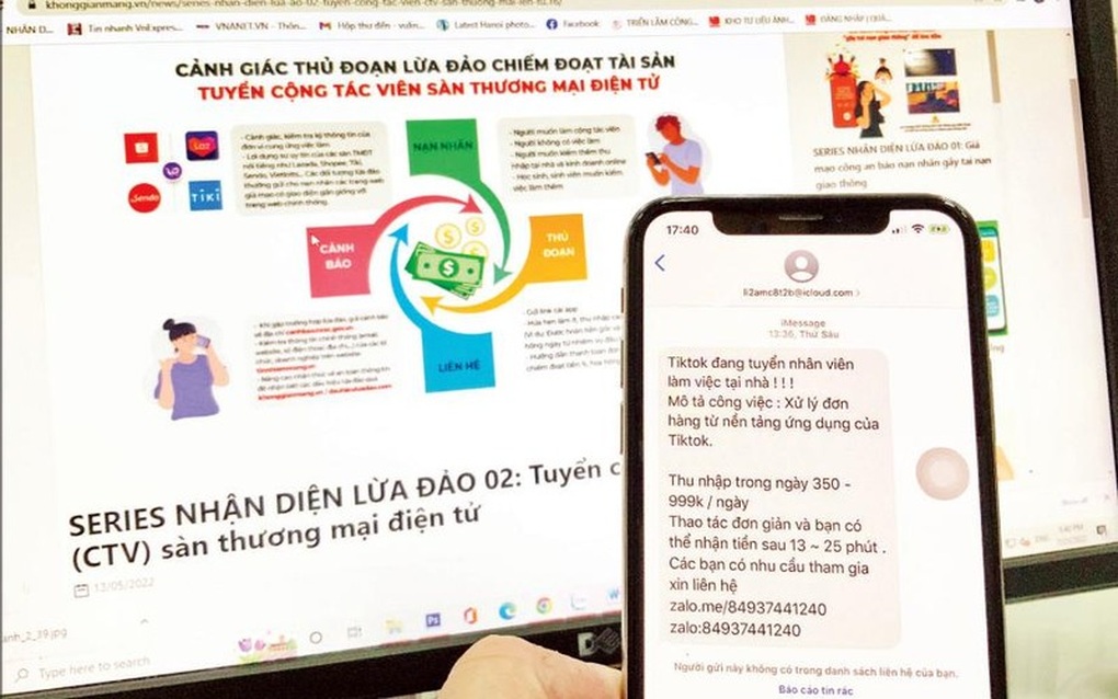 Những chiêu trò khiến người dân sập bẫy lừa đảo trên mạng - 1 Những chiêu trò khiến người dân sập bẫy lừa đảo trên mạng - 1