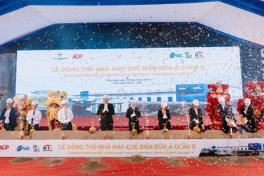 Tập đoàn Nguyên liệu Á Châu động thổ nhà máy chế biến dừa