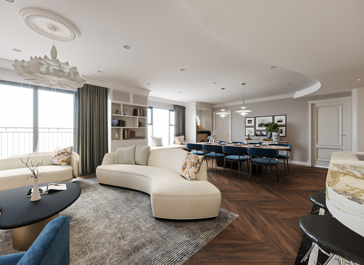 Bên trong căn hộ 240 m2 với nội thất phong cách Modern Classic, nhìn là mê - 21 Bên trong căn hộ 240 m2 với nội thất phong cách Modern Classic, nhìn là mê - 21